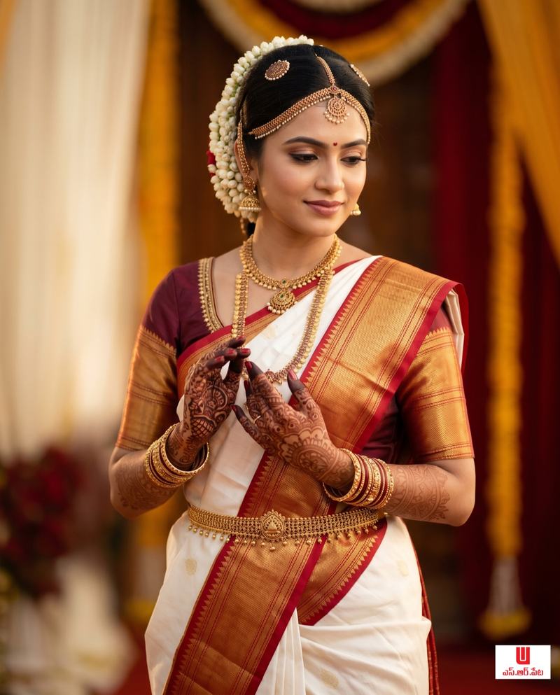 Madhuparkam — Telugu wedding clothing at S.R.PETA, Narsipatnam